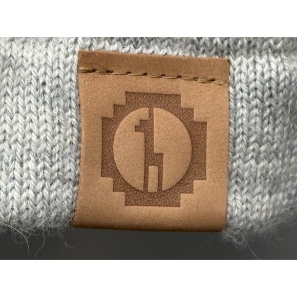 Paka Royal Alpaca Wool Sweater Men’s XXL Heather Grey Handmade Crewneck Pullover - Picture 7 of 16